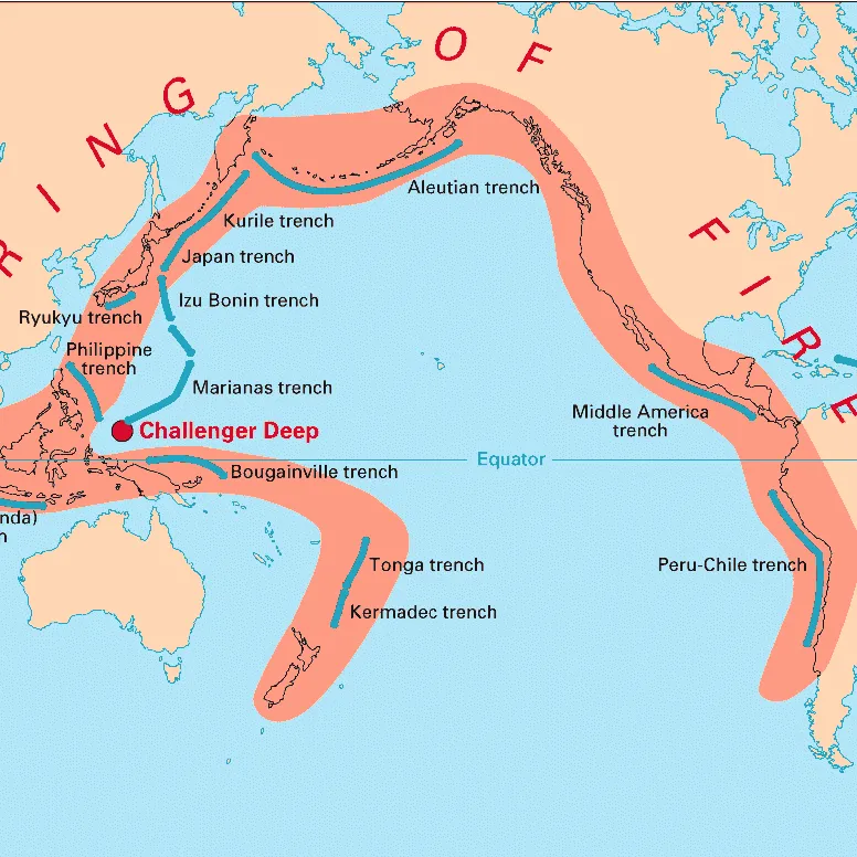 Peta Ring of Fire