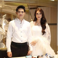 Resepsi di Jakarta, Luna dan Maxime awalnya menargetkan 500 undangan. Namun, daftar tamu membengkak hingga hampir 800 karena kapasitas gedung yang memungkinkan menampung hingga 700 orang.  Foto: Pradita Utama/detikcom.