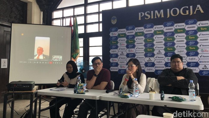 Konferensi pers PSIM Jogja di Wisma PSIM, Gondokusuman, Kota Jogja, Rabu (30/7/2025).