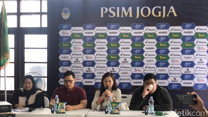 Konferensi pers PSIM Jogja di Wisma PSIM, Gondokusuman, Kota Jogja, Rabu (30/7/2025).
