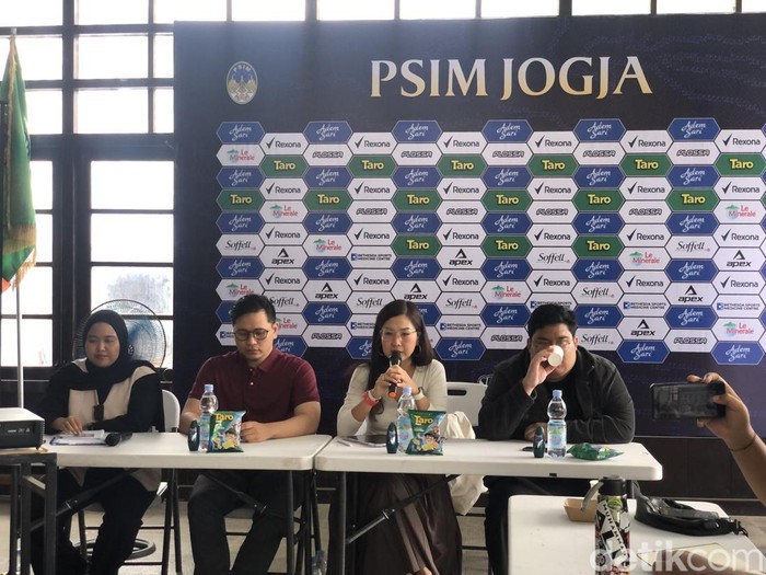 Konferensi pers PSIM Jogja di Wisma PSIM, Gondokusuman, Kota Jogja, Rabu (30/7/2025).
