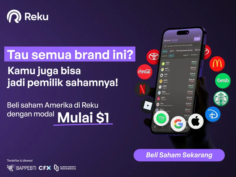 Reku dikenal sebagai aplikasi trading crypto terpercaya di Indonesia yang terdaftar dan diawasi oleh BAPPEBTI.