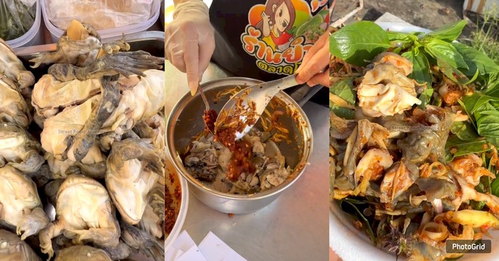 Viral! Menu Salad Kodok yang Bikin Netizen Bergidik Ngeri