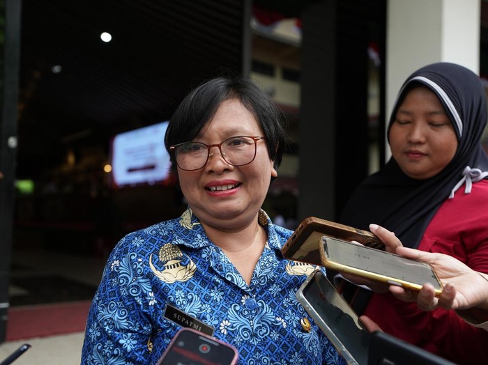 Supatmi, salah satu PPPK  Pemkab Klaten yang dilantik di Pendopo Setda Klaten, Rabu (30/7/2025).
