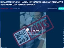 Isu Teh Pucuk Harum Mengandung Pengawet & Pemanis Buatan, Komdigi: Hoax