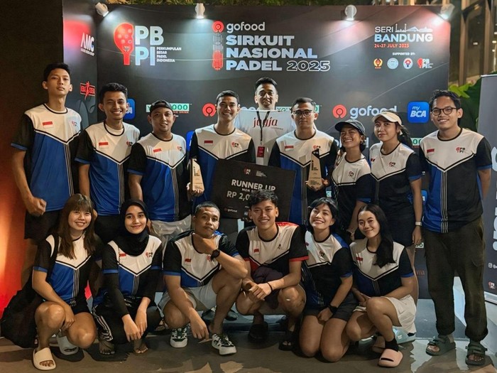 Tim padel DIY sabet 6 medali di Sirnas Padel, Bandung, Minggu (27/7/2025).