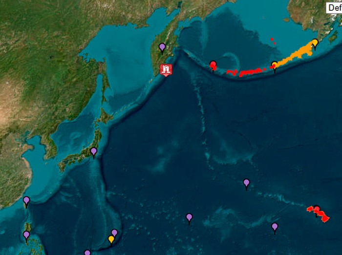 Titik gempa di Rusia yang picu peringatan dini tsunami negara lain.