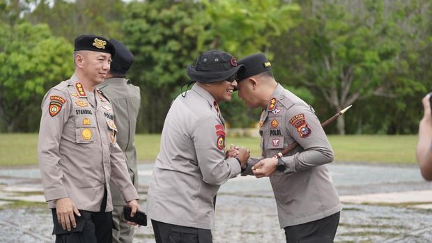 Wakapolda Riau Brigjen Jossy Kusumo berkunjung ke Kuansing untuk memperkuat penertiban PETI jelang Pacu Jalur, Rabu (30/7/2025).