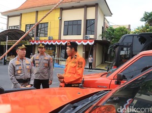 Polres-BPBD Bojonegoro Gelar Apel Siaga Bencana Hadapi Cuaca Ekstrem