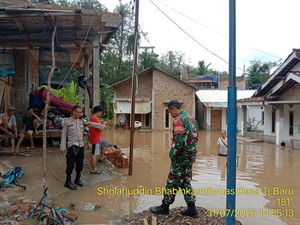 Banjir di OKU Imbas Hujan-Luapan Sungai Ogan, Puluhan KK Terdampak