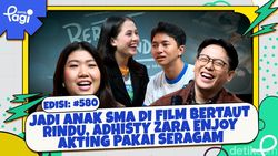 Video: Jadi Anak SMA di Film Bertaut Rindu, Adhisty Zara Enjoy Akting Pakai Seragam