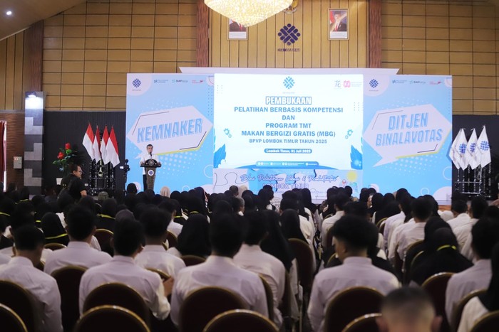 Dukung Makan Bergizi Gratis, Kemnaker Latih 256 SDM di Lombok Timur