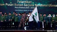 Kamaruddin Amin resmi menjabat sebagai Ketua Umum PP ISNU 2025–2030 dalam suasana penuh semangat dan harapan baru.