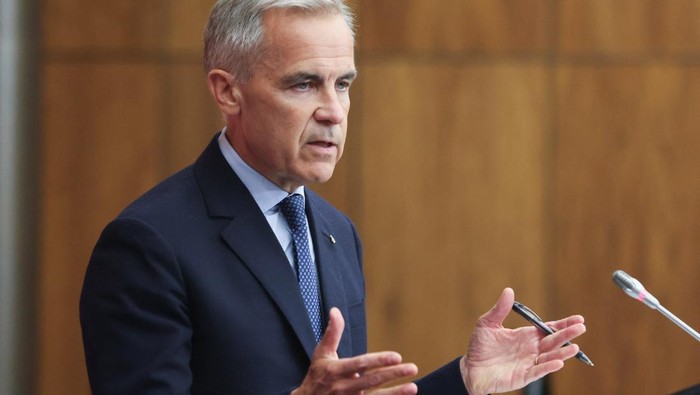 Kanada Akan Akui Negara Palestina di Sidang PBB Canada's Prime Minister Mark Carney speaks at a press conference about recognizing Palestinian statehood, in Ottawa, Ontario, Canada, July 30, 2025. REUTERS/Patrick Doyle