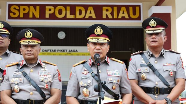 Kapolda Riau Irjen Pol Herry Heryawan secara resmi membuka Pendidikan Pembentukan Bintara Polri T.A 2025-2026 di SPN Polda Riau, Rabu (30/7/2025).