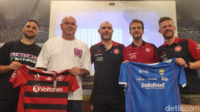 Konferensi pers jelang laga Persib vs Western Sydney Wanderers