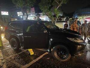 Pengemudi Pajero Usia 18 Tahun Tabrak Pemotor hingga Tewas di Jembrana