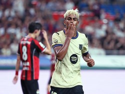 Musim baru dimulai, sampai sejauh mana taring Yamal terlihat nanti? Musim lalu, Yamal kemas 18 gol dan 25 assist dari 55 penampilan di seluruh kompetisi (Getty Images/Chung Sung-Jun)