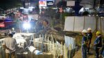 Potret Progres Proyek Koneksi Jaringan Pipa PDAM Makassar di Pabaeng-Baeng