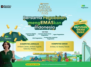 Pegadaian Media Awards Kembali Hadir, Total Hadiah Ratusan Gram Emas!