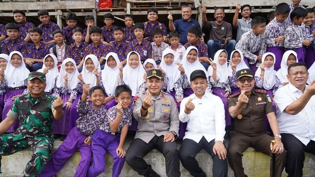 Pemprov dan Polda Riau menggelar apel Operasi PETI jelang Pacu Jalur.