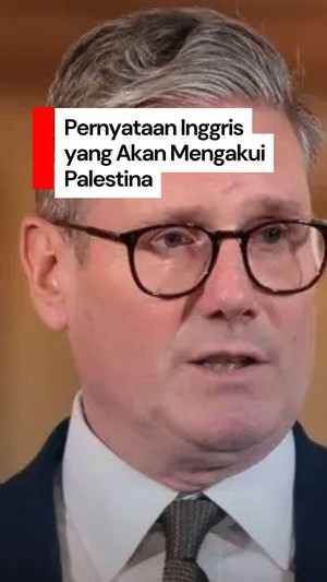 Video: Pernyataan Lengkap PM Inggris yang Akan Akui Palestina