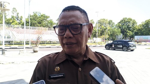 Plt Kepala Bappenda NTB, Fathurrahman, di Mataram, Kamis (31/7/2025). (Ahmad Viqi/detikBali)