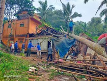 Tasikmalaya Dilanda Longsor dan Pohon Tumbang, 3 Rumah Rusak