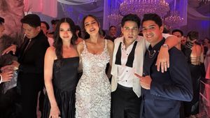10 Penampilan Serba Hitam Artis di Resepsi Luna Maya, Siapa Paling Stunning?