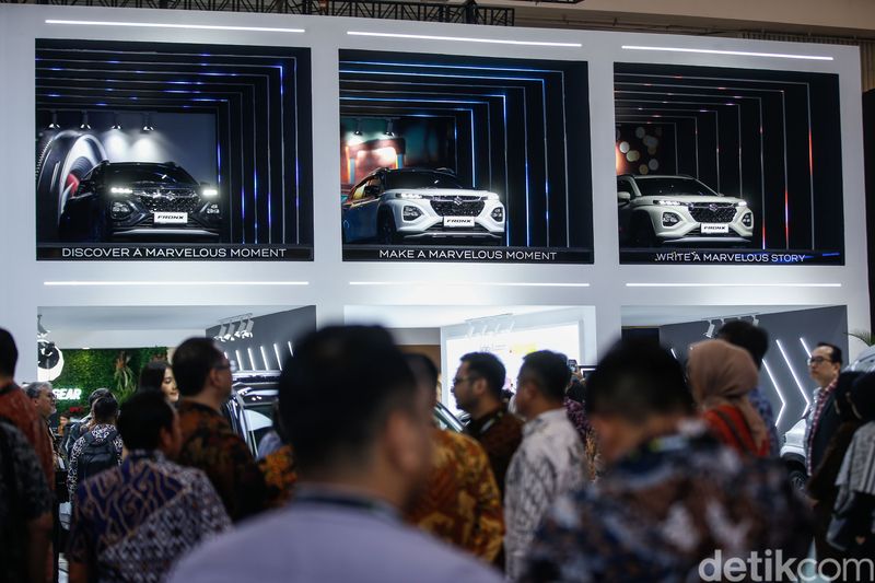 Suzuki Fronx tampil dalam ajang Gaikindo Indonesia International Auto Show (GIIAS) 2025 yang digelar di ICE BSD, Tangerang, Rabu (30/7/2025).