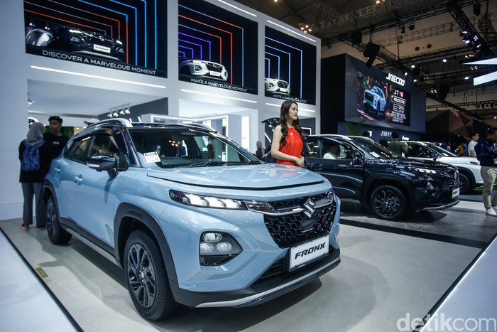 Suzuki Fronx tampil dalam ajang Gaikindo Indonesia International Auto Show (GIIAS) 2025 yang digelar di ICE BSD, Tangerang, Rabu (30/7/2025).