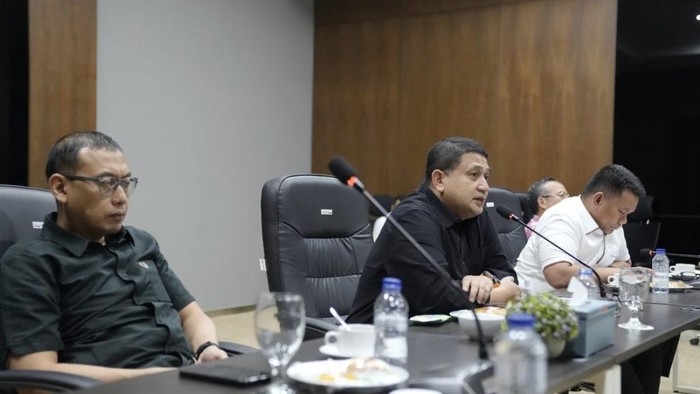 Wali Kota Makassar Munafri Arifuddin saat audiensi dengan jajaran PT Jakarta Propertindo (Jakpro).