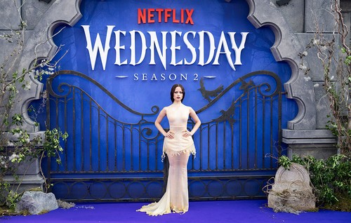 LONDON, ENGLAND - JULY 30: Jenna Ortega attends the 