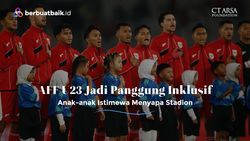 Anak Down Syndrome dan Kolong Jembatan Binaan berbuatbaik.id Jadi Player Escort Timnas