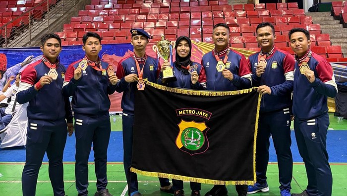 Brimob Polda Metro Raih Juara Umum 3 Taekwondo Kapolri Cup 2025
