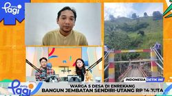 Warga 5 Desa di Enrekang Bangun Jembatan Sendiri-Utang Rp 14 Juta
