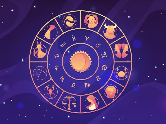 Ilustrasi ramalan zodiak