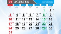 Daftar Libur Agustus 2025, 18 Agustus Masuk Cuti Bersama