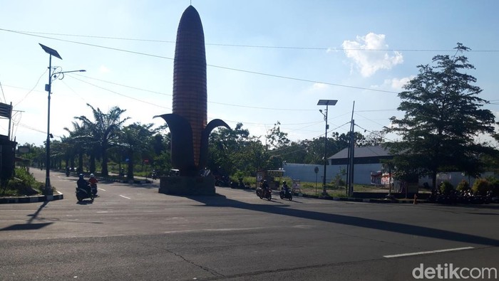Situasi di simpang Tugu Jagung Boyolali, Jumat (1/8/2025).