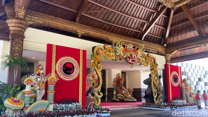 Kongres PDIP ke-6 di Nusa Dua, Bali, digelar tertutup. (Dwi R/detikcom)