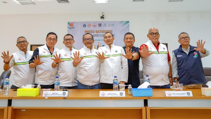 KONI DKI gelar rapat untuk persiapan PORPROV dan POPPROV bulan ini.