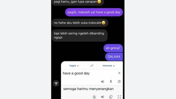 Lebih sering ngeteh. Foto: TikTok/idandindun  