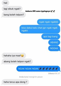 Kalau mainnya kayak begini, dijamin kamu malah bikin cewek yang kamu deketin ilfeel. Jangan ditiru ya, Dek, ya.