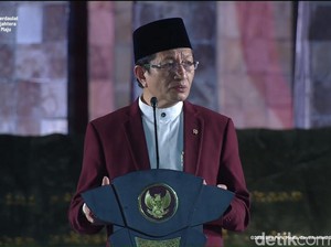 Doa Kebangsaan di Tugu Proklamasi, Menag Bicara MBG hingga Sekolah Rakyat