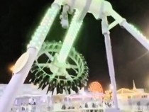 Horor! Wahana Ayunan Raksasa di Arab Saudi Patah Jadi Dua Saat Berayun