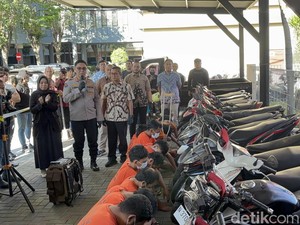12 Pelaku Curanmor di Jatim Ditangkap, Ada Ayah Libatkan 3 Anak