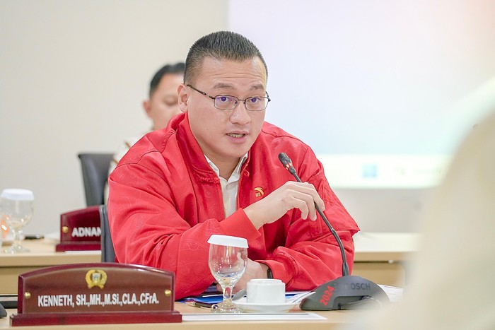 Politisi PDI Perjuangan Hardiyanto Kenneth.