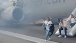Roda American Airlines Keluarkan Asap, Penumpang Dievakuasi