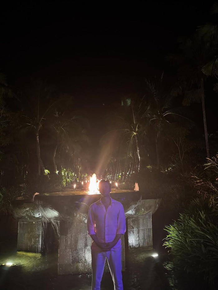 Siwon Choi liburan di Bali.