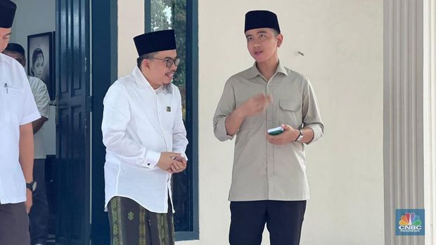 Wapres Gibran Rakabuming melakukan kunjungan kerja di Lombok, NTB, Jumat (1/8/2025). (CNBC Indonesia/Halimatus Sa’diyah)
